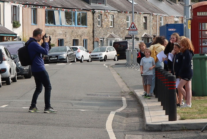 Delwedd photographing the Felinheli Festival 2023