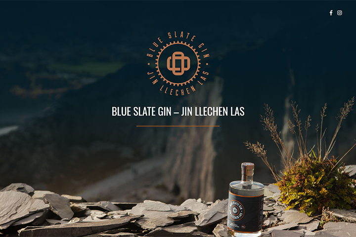 Blue slate gin